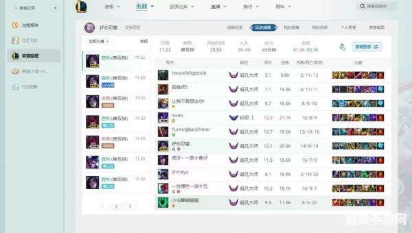lol隐藏分
