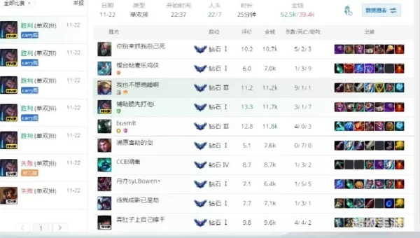 lol隐藏分