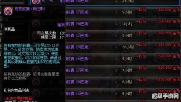 dnf宠物升级